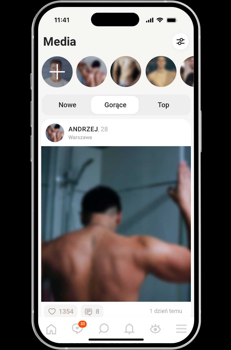 Media - przeglądanie profili